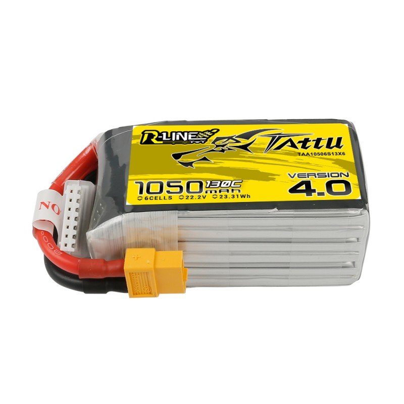 Batterie Lipo Tattu R-Line 4S 1550mAh 130C - Version 4.0 - Drone